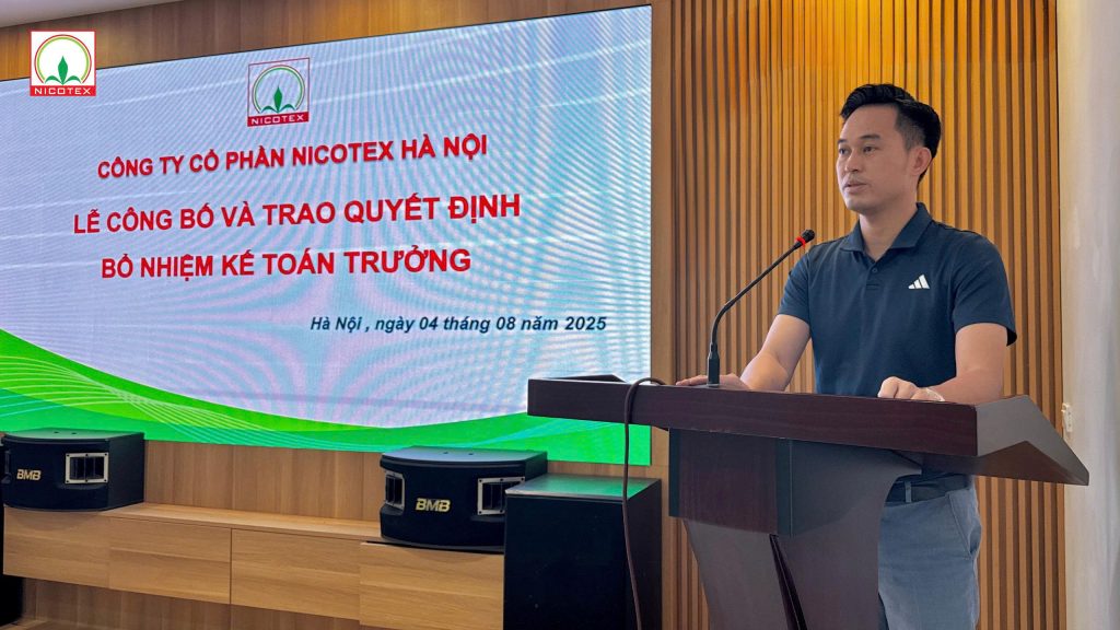 NICOTEX HÀ NỘI – KIỆN TOÀN BỘ MÁY KẾ TOÁN, TĂNG CƯỜNG NĂNG LỰC QUẢN TRỊ TÀI CHÍNH z6872245711596 c0765ea94c65206a87d9ad645feaa8ec