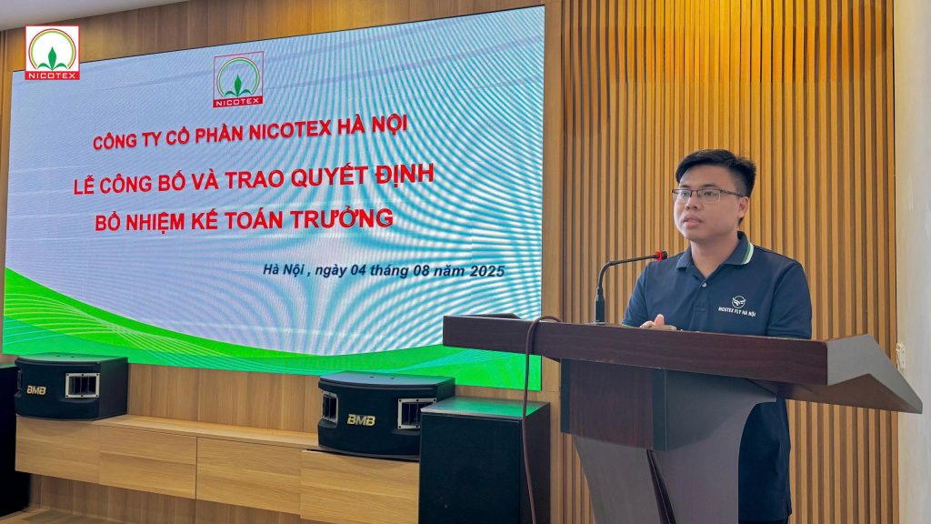 NICOTEX HÀ NỘI – KIỆN TOÀN BỘ MÁY KẾ TOÁN, TĂNG CƯỜNG NĂNG LỰC QUẢN TRỊ TÀI CHÍNH z6872245941381 a3b1cc70f57d0ec66293f14c76358b25