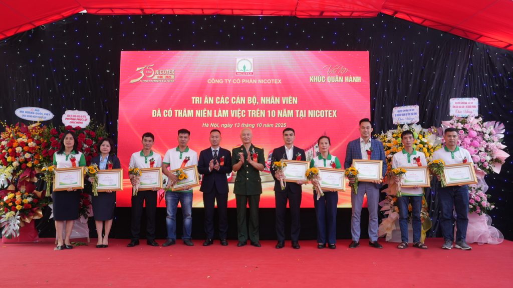 NHỮNG KHOẢNH KHẮC ẤN TƯỢNG TRONG LỄ KỶ NIỆM 35 NĂM THÀNH LẬP CÔNG TY NICOTEX (13/10/2025) 560805719 1390224106045689 3980464186282245717 n