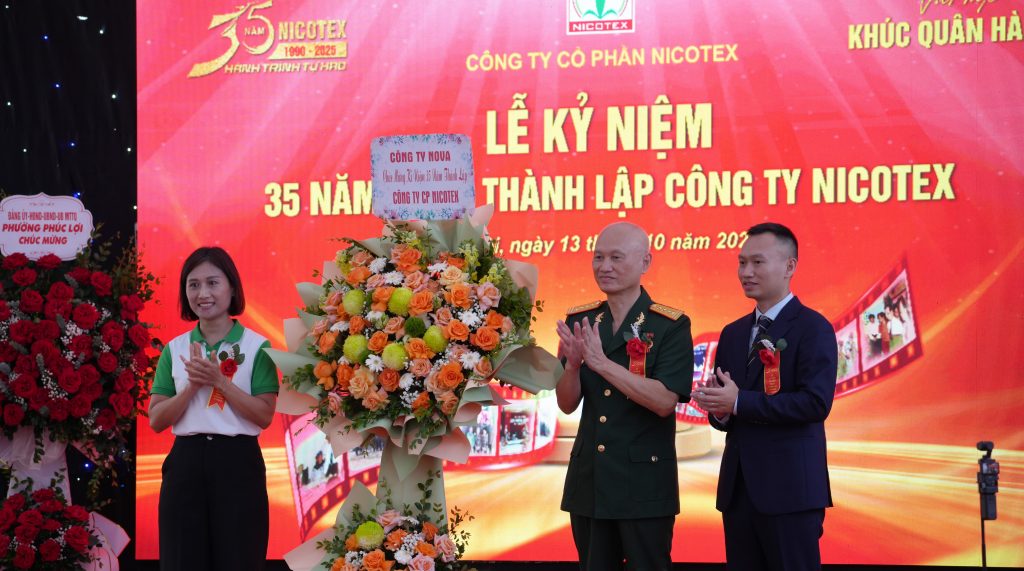 NHỮNG KHOẢNH KHẮC ẤN TƯỢNG TRONG LỄ KỶ NIỆM 35 NĂM THÀNH LẬP CÔNG TY NICOTEX (13/10/2025) cty nova
