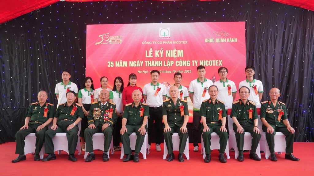 NHỮNG KHOẢNH KHẮC ẤN TƯỢNG TRONG LỄ KỶ NIỆM 35 NĂM THÀNH LẬP CÔNG TY NICOTEX (13/10/2025) lay