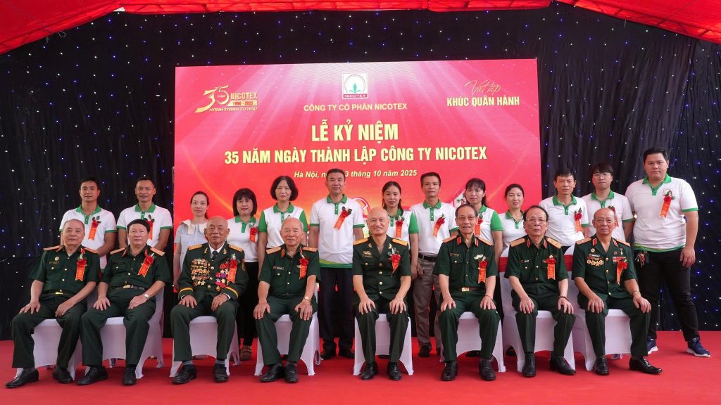 NHỮNG KHOẢNH KHẮC ẤN TƯỢNG TRONG LỄ KỶ NIỆM 35 NĂM THÀNH LẬP CÔNG TY NICOTEX (13/10/2025) tchc