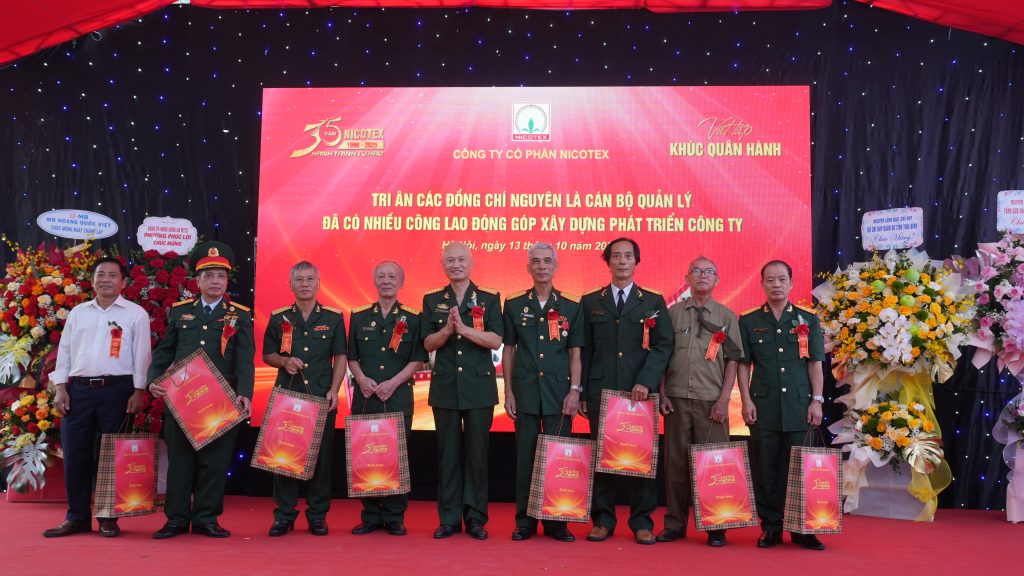NHỮNG KHOẢNH KHẮC ẤN TƯỢNG TRONG LỄ KỶ NIỆM 35 NĂM THÀNH LẬP CÔNG TY NICOTEX (13/10/2025) tri an 3